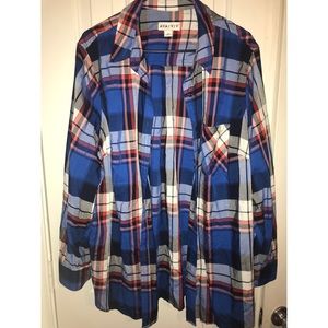 Plaid button up shirt
